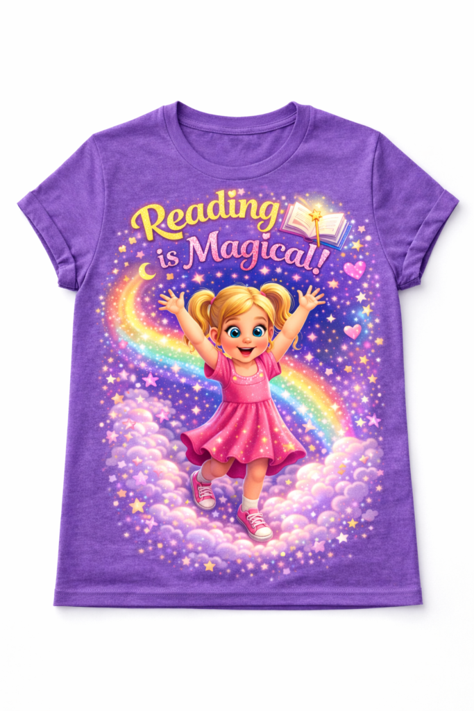Reading Is Magical - Kids T-Shirt