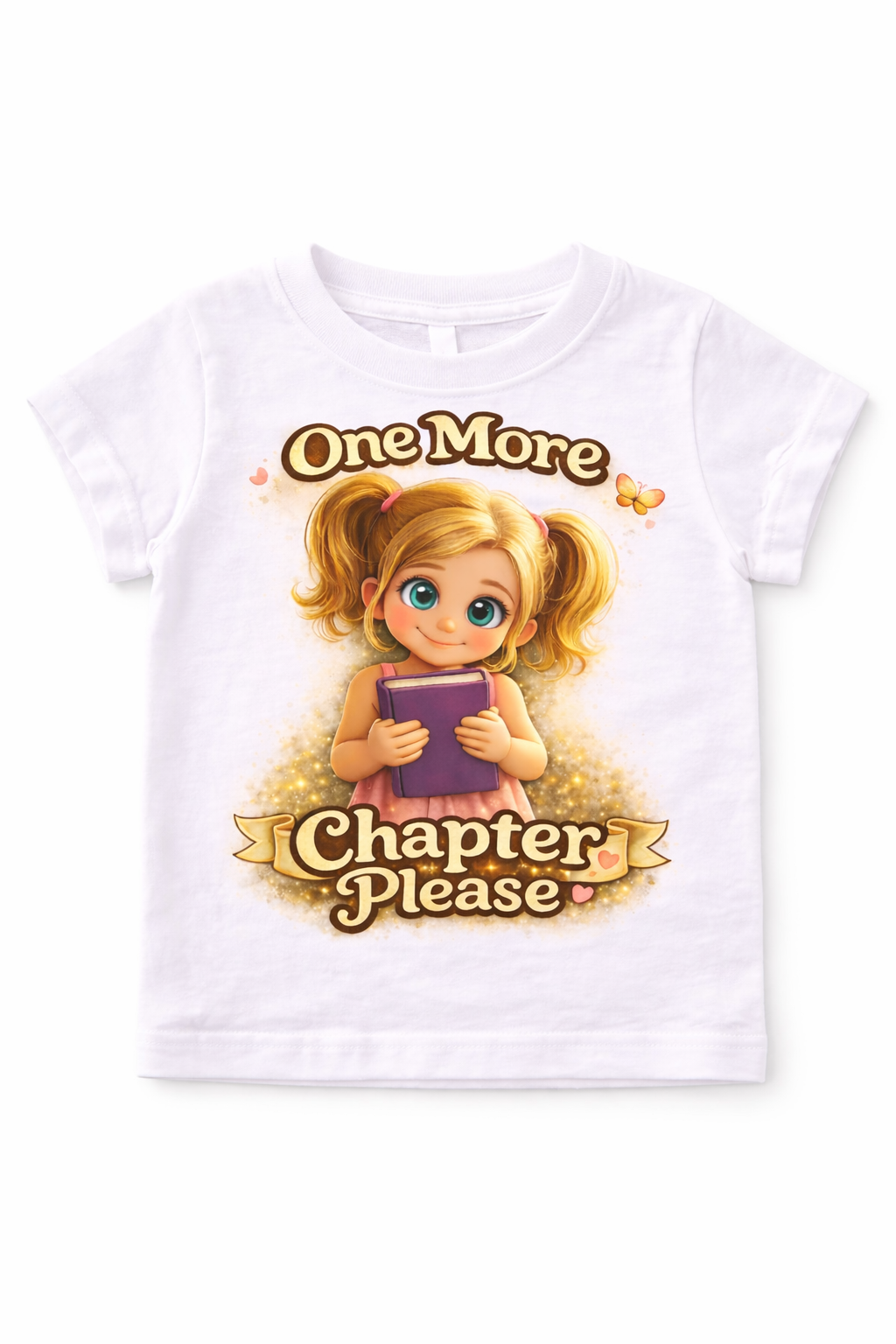 One More Chapter Please Kids T-Shirt - Image 2