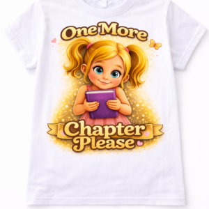 One More Chapter Please Kids T-Shirt