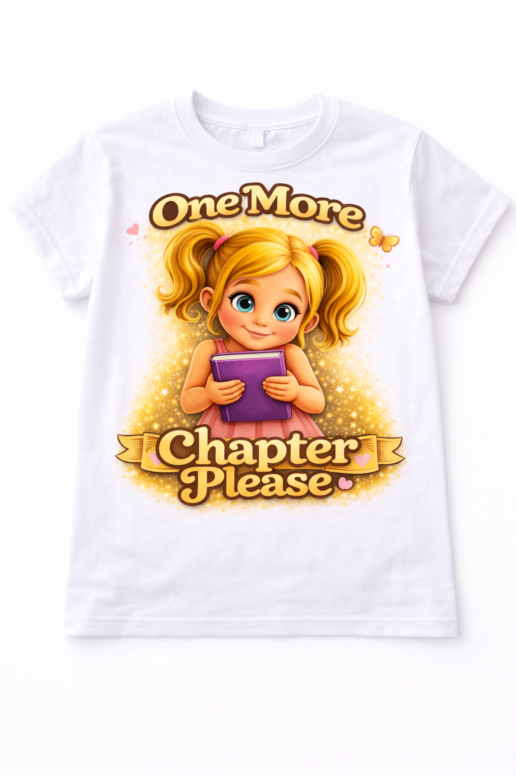 One More Chapter Please Kids T-Shirt - Image 7