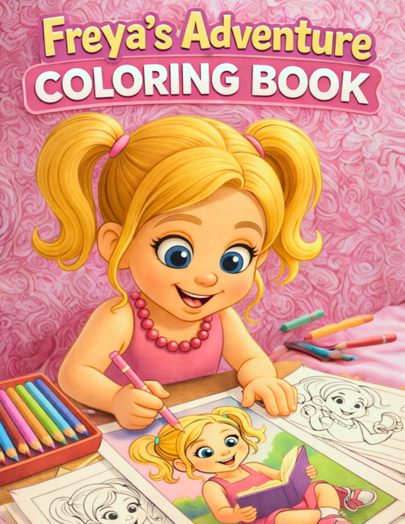 Coloring book front cover