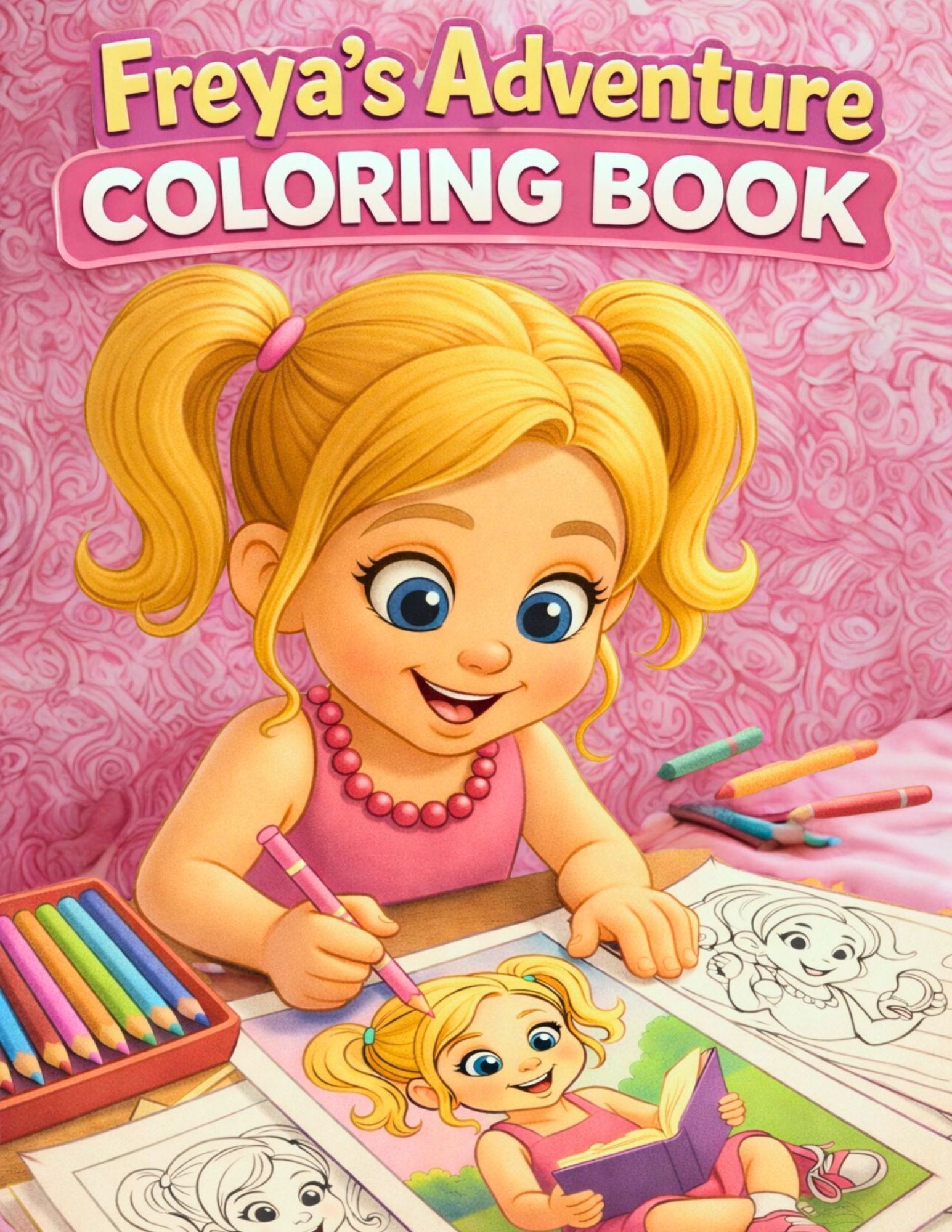 Coloring book front cover