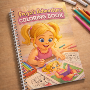Freya's Adventure Coloring Book